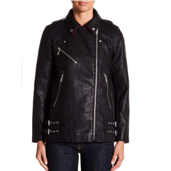 Nordstrom Jackets & Blazers - * A008 • BCBGeneration Faux Leather Asymmetrical Zip Moto Jacket
